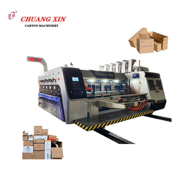 Four-color high-speed ink printing slotting die-cutting machine