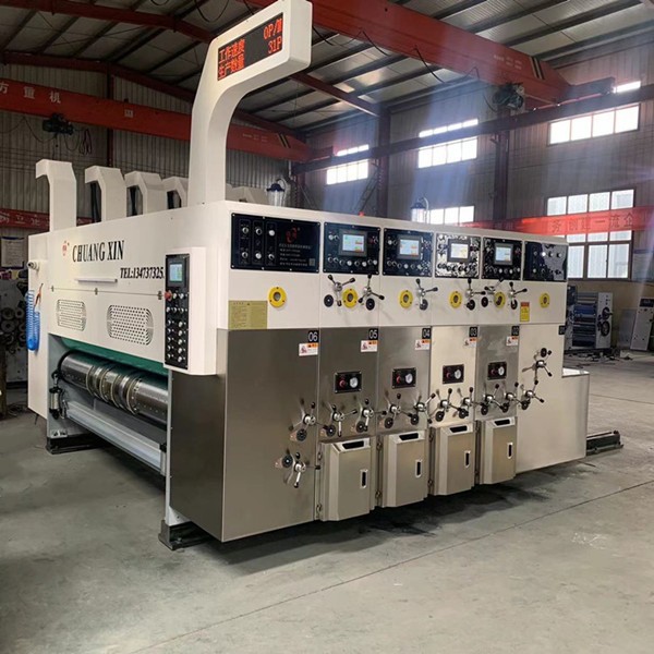 Automatic Pizza box flexo printing slotting machine for corrugated 