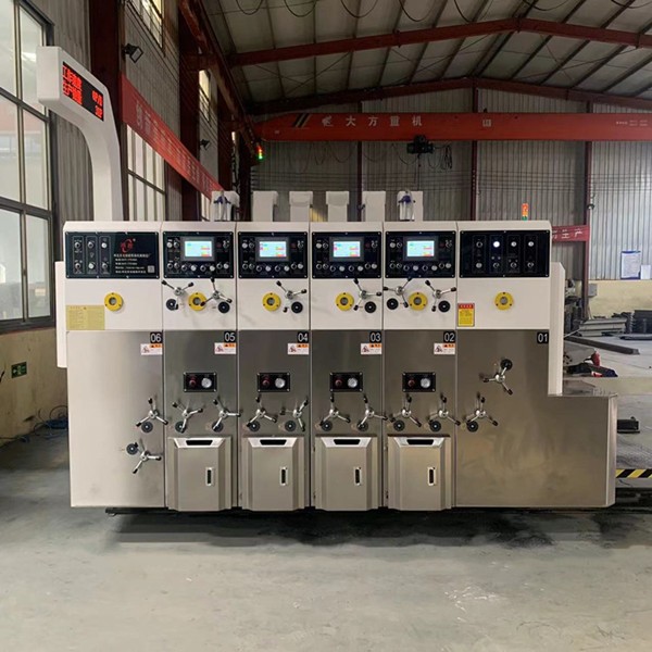 Automatic Pizza box flexo printing slotting machine for corrugated 