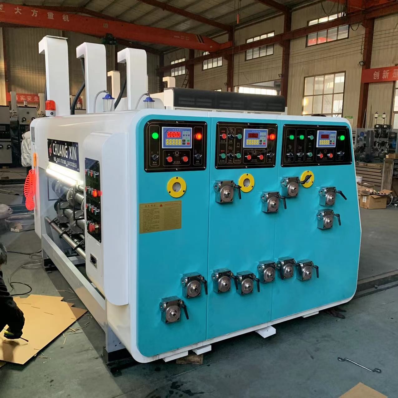 Express Box Corrugated Printing Slotting Die Cutting Carton Printer Die Cutter Cardboard Machinery