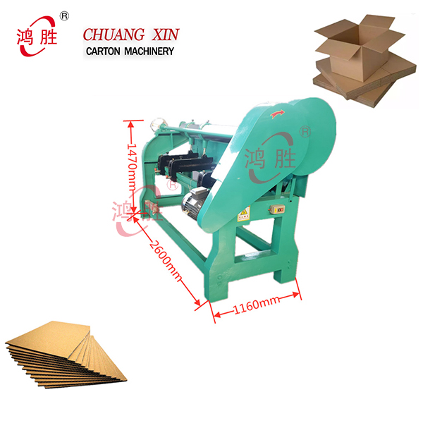 Machinery Printing Paperboard Semi-Automatic Four Line Die Cutting Slotting Carton Corrugated Machine