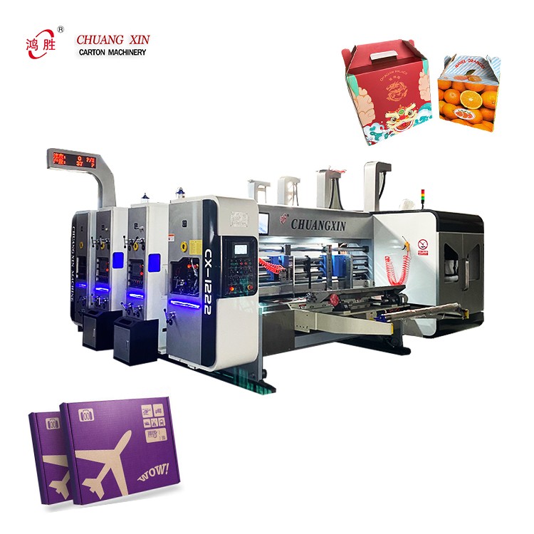 Printing Slotter Die Cutter Automatic Cardboard Carton Machine