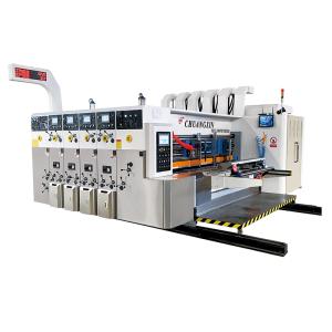 Printing Slotting Die Cutting Carton Machine Automatic High Speed for Packaging Factory Corrugated Cardboard Box Production