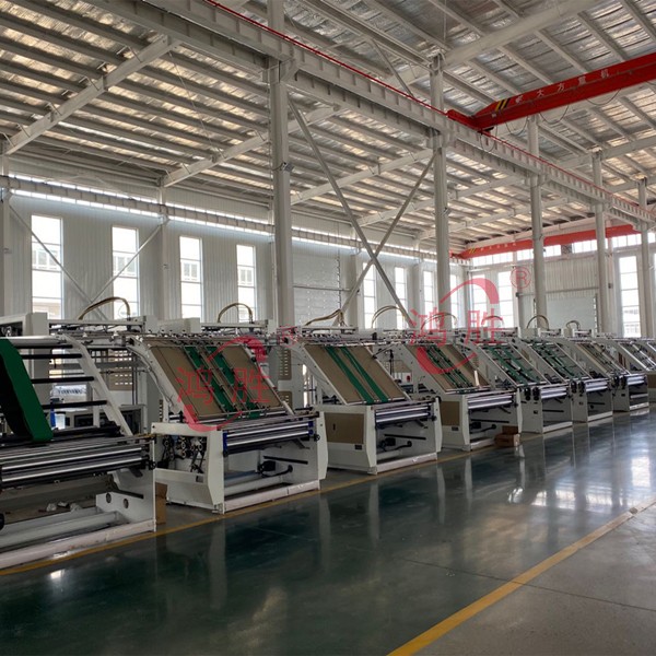 Semi-auto Flute Paper Board Laminating Machine lamination