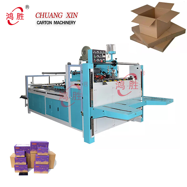 Semi auto folding gluing machine 2800mm gluer machine for carton box