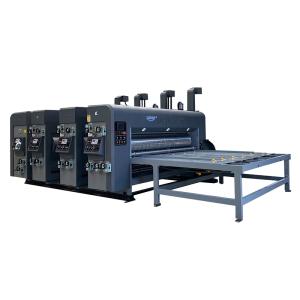 Semi-automatic flexographic printing slitting and die-cutting machine